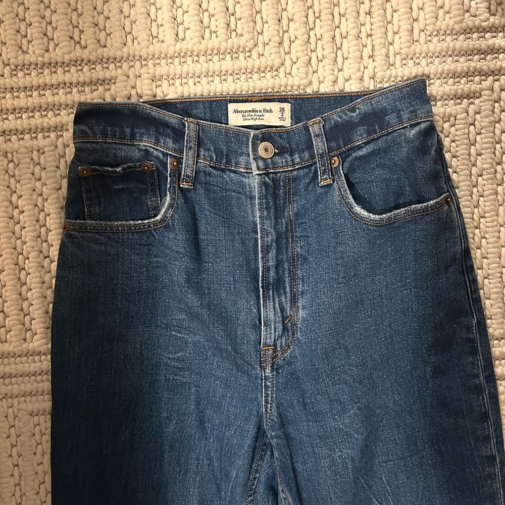 Abercrombie & Fitch Denim Straight Jeans